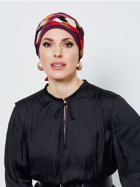 vrouw met lucia turban
